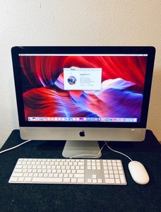lot 40 image: APPLE IMAC 21.5IN. LATE 2011 A1311 8GB 2TB CORE I3 3.1GHZ GRADE D