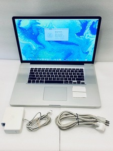 lot 60 image: Apple MacBook Pro 17in. Mid 2009 A1297 8GB 200GB SSD Core 2 Duo 2.8GHz Grade B