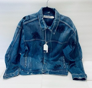 lot 89 image: Mr. Completely Womens - Los Angeles Denim Jacket Large - Blue - Condition As Shown