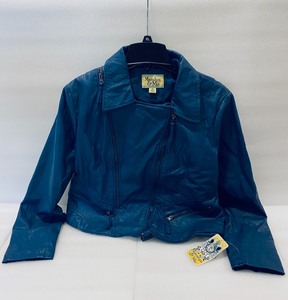 lot 92 image: New Maralyn & Me Womens Double Zip Front Moto Jacket #6332 Size XL - 3AU Ocean