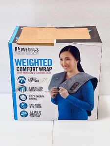 lot 109 image: Used Homedics Weighted Comfort Wrap with Vibration & Soothing Heat