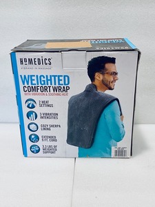 lot 111 image: Used Homedics Weighted Comfort Wrap with Vibration & Soothing Heat