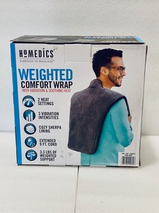 lot 112 image: Used Homedics Weighted Comfort Wrap with Vibration & Soothing Heat