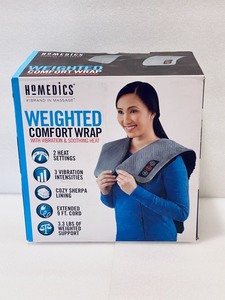 lot 114 image: Used Homedics Weighted Comfort Wrap with Vibration & Soothing Heat