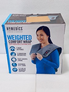 lot 116 image: Used Homedics Weighted Comfort Wrap with Vibration & Soothing Heat