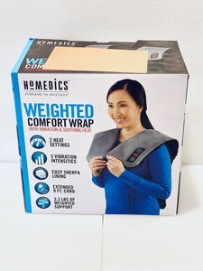 lot 121 image: Used Homedics Weighted Comfort Wrap with Vibration & Soothing Heat