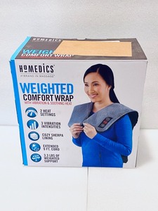 lot 123 image: Used Homedics Weighted Comfort Wrap with Vibration & Soothing Heat