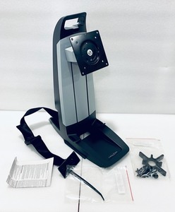 lot 124 image: New Ergotron Neo-Flex All-In-One Stand #33-326-055 - Black & Gray