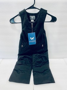 lot 142 image: New White Sierra Toddlers 2T - Toddler II Bib Overalls - #T9217T - Black