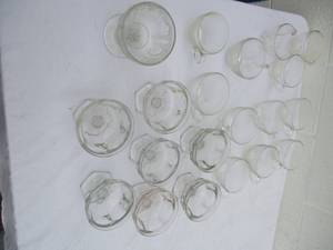 lot 36 image: Mixed Lot Glass coffee cups, Some made in France