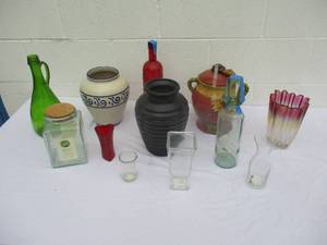 lot 22 image: Mixed- Jars, Bottles And Vases
