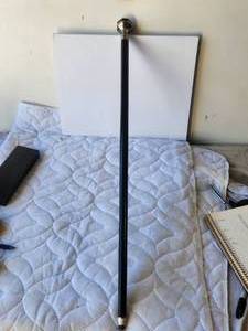 lot 74 image: Vintage walking cane - with mother of pearl