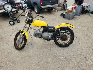 lot 98 image: 1970 Harley Davidson Sprint SS - Vin#6A13871HO - Come and Preview - NO TITLE - Buyer will need to apply for lost or Bonded title. - SOLD AS IS