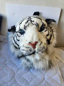 lot 135 image: White Tiger head backpack