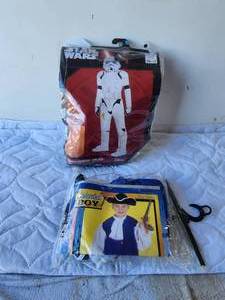 lot 143 image: Selection of Halloween costumes - Star Wars Storm Trooper and Pirate