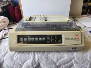 lot 164 image: Oki Microline 320 turbo 9 pin printer