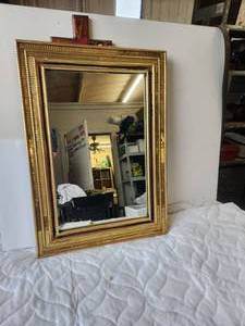 lot 197 image: Hanging golden mirror by Turner - 14 by 22