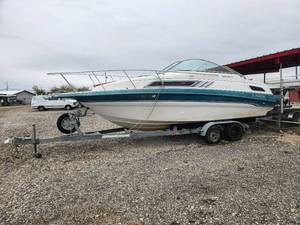 lot 114 image: Chaparral-Signature 24 boat with Performance trailer - being sold as abandoned property with storage lien - unit 231 - buyer will need to apply for lost of bonded title