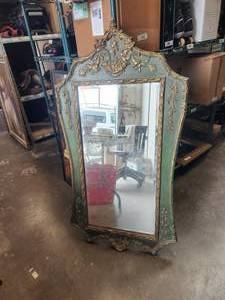 lot 256 image: Vintage mirror by Harry A. Prince and Sons - 28 x 52