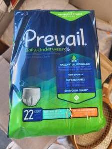 lot 241 image: Prevail Daily Underwear - Total of 10-22 count packages