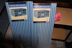 lot 23 image: NEW Cardboard Shoe Cubbies