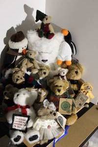 lot 52 image: Very Generous Lot of Boyds Bears in picture as shown