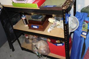 lot 44 image: 1 Shelf Unit CONTENTS SOLD SEPERATELY Pick up Tuesday November 29th 5-7pm