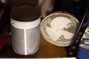 lot 38 image: Space Heater and Clip on Fan, see photos
