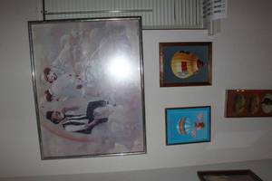 lot 125 image: Framed Artwork, Largest is approximately 28.5x23