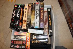 lot 127 image: VHS Tapes titles as shown