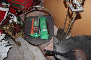 lot 392 image: Fire Place Tools, and Starter Logs