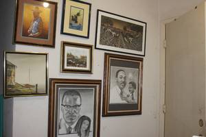 lot 90 image: Beautiful Framed Art See Photos Authenticity Unknown