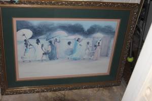 lot 245 image: Large Custom Framed Picture