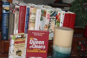 lot 269 image: Books and Large Candle See Photos