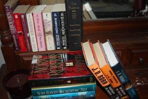 lot 270 image: Books and Candle See Photos