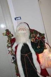 lot 235 image: Large lit up Santa and other Home Decor See Photos