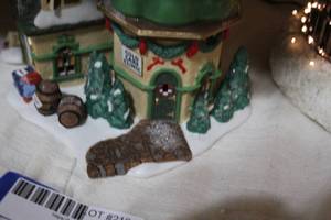 lot 213 image: Vintage Studio 56 Hand Painted Porcelain Christmas Village Piece