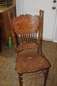 lot 280 image: 2 Dining Chairs to match lot 279