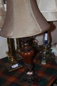 lot 333 image: Table lamp as shown in picture