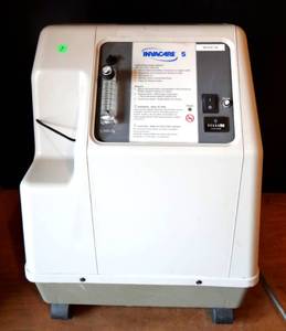 lot 1 image: $$$ Invacare 5 model IRC5XL02 Home Oxygen Concentrator - TESTED - APPEARS FUNCTIONAL