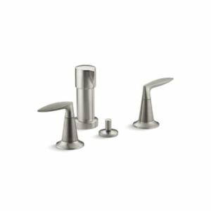 lot 10 image: BIG $ ITEM - Kohler K-45135-4-BN Alteo Bidet Faucet, Vibrant Brushed Nickel