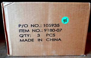 lot 35 image: NEW - LOT OF 3 - Darice 9180-06 Unfinished Cigar Box, 8.375x8.125x1.75, Brown