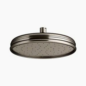 lot 63 image: BIG $ ITEM - Kohler 13693-G-VNT Rain Showerhead Trad Round 10 Vintage Nickel -NEWSEALED