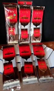 lot 78 image: NEW LORD & CLIFF - 6 SETS 8 SPECIAL YAKY HAIR EXTENTIONS (X$) ASSORTED COLORS