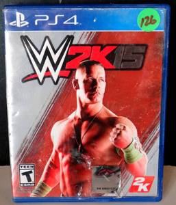 lot 126 image: PLAYSTATION 4 - JOHN CENA COVER WW2K15 GAME AND BOOKLET