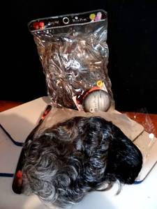 lot 164 image: NEW LOT OF 2 - LORD & CLIFF BLACK PEARL WIG