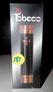 lot 181 image: NEWSEALED Tobeco Knight 18650 Mechanical Mod - Black