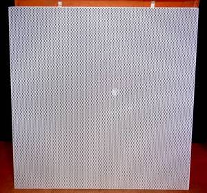 lot 186 image: NEWOPEN BOX - Quam SYSTEM-15 24x24 Tile Replacement Coaxial Loudspeaker System, 70V $$