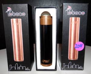 lot 204 image: NEW TOBECO ELECTRONIC MODS - 1 BLACK, 1 COPPER (SEALED)