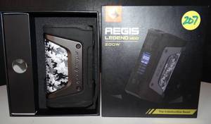 lot 207 image: NEW Geek Vape Aegis Legend 200W Mod kit with Aero Mesh Tank